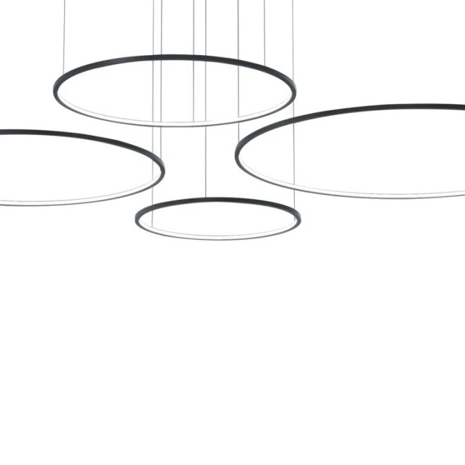 Lampa wisząca Saturno Black 120W LED ML0848 Milagro - obrazek 2