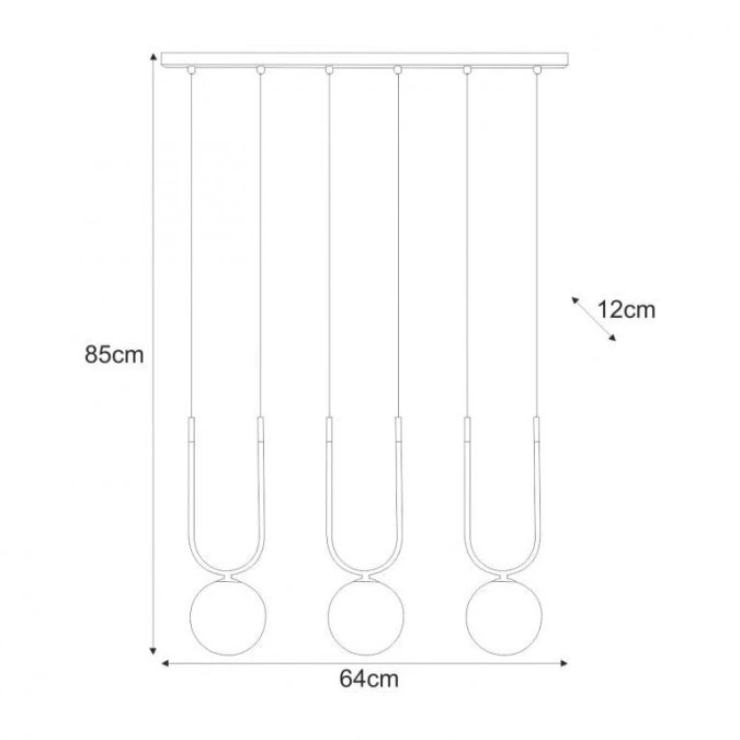 Lampa wisząca K‑5591 z serii ENZO Kaja Lighting - obrazek 2