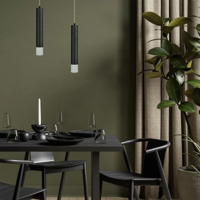 Lampa wisząca TUBI BLACK 1xGU10 ML8877 Milagro - obrazek 3
