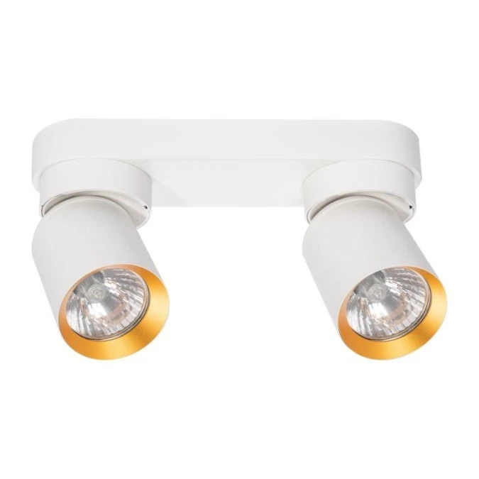 Lampa sufitowa Andy 2xGU10 Biały + Złoty ML9934 Milagro - obrazek 1