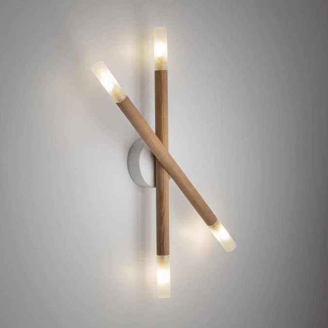 Lampa sufitowa z jasnym drewnem nowoczesna NOBLE 4xG9 4524 TK Lighting - obrazek 3