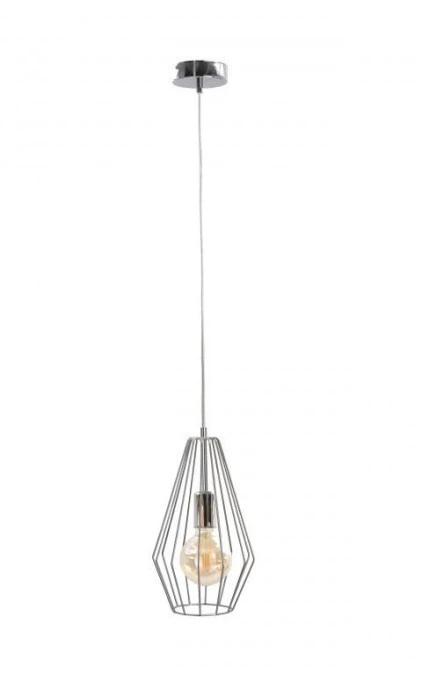 Lampa wisząca loftowa 1xE27 LEX SILVER - obrazek 1