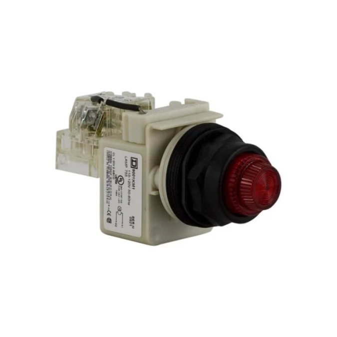 Lampka sygnalizacyjna, Harmony 9001K, 120VAC 30mm SK +opcje, 9001SKT1R31 - obrazek 1