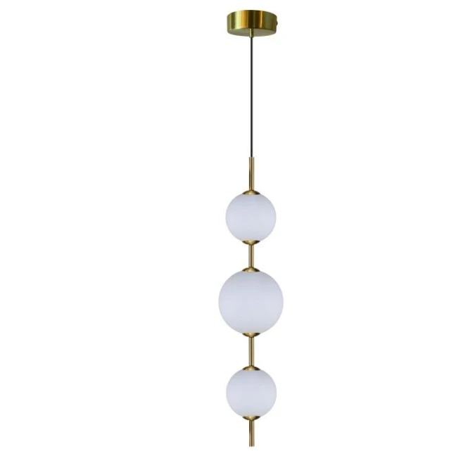 Lampa wisząca DORADO 3 pionowa złota LP‑002/3V Light Prestige - obrazek 1