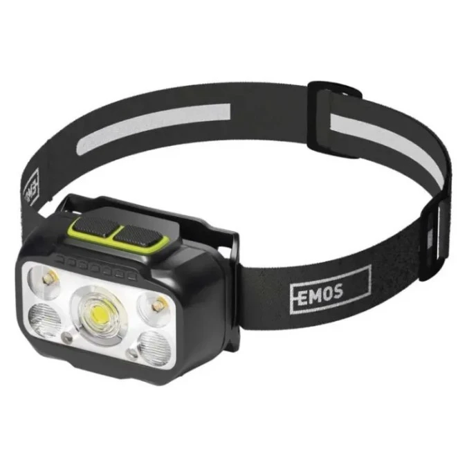 Latarka czołowa LED, 550 lm, Li‑Pol 1000 mAh ładowalna / 3× AAA P3546 - obrazek 3