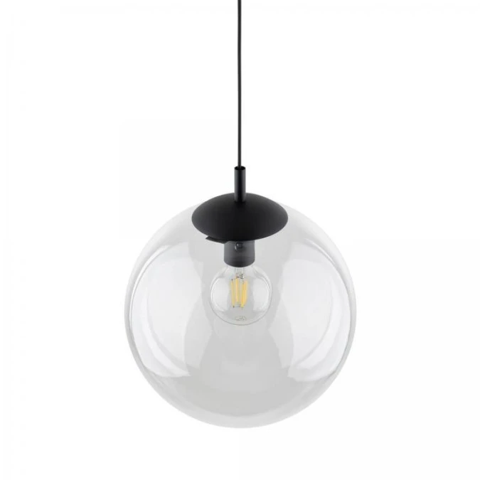 Lampa wisząca z kulistym kloszem z przezroczystego szkła 35cm średnicy ESME 3268 TK Lighting - obrazek 3