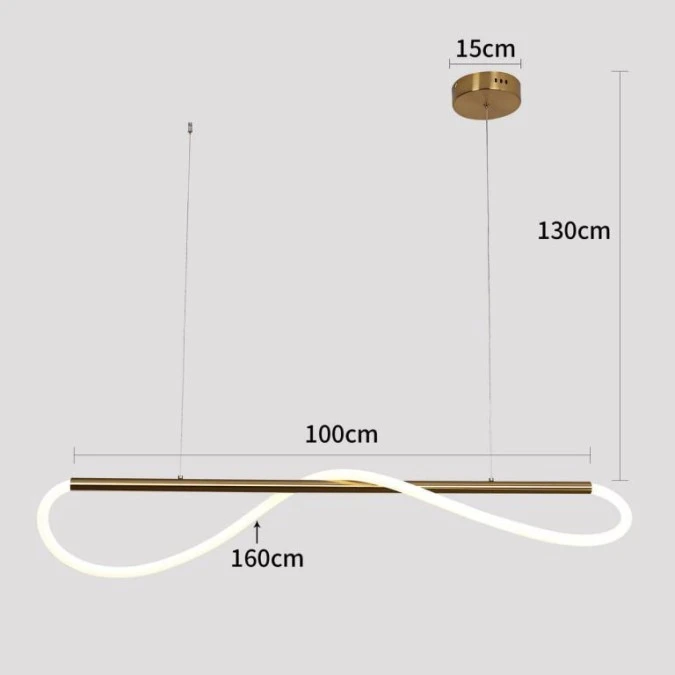 Lampa wisząca MELECA S LP‑2345/1P S Light Prestige - obrazek 2