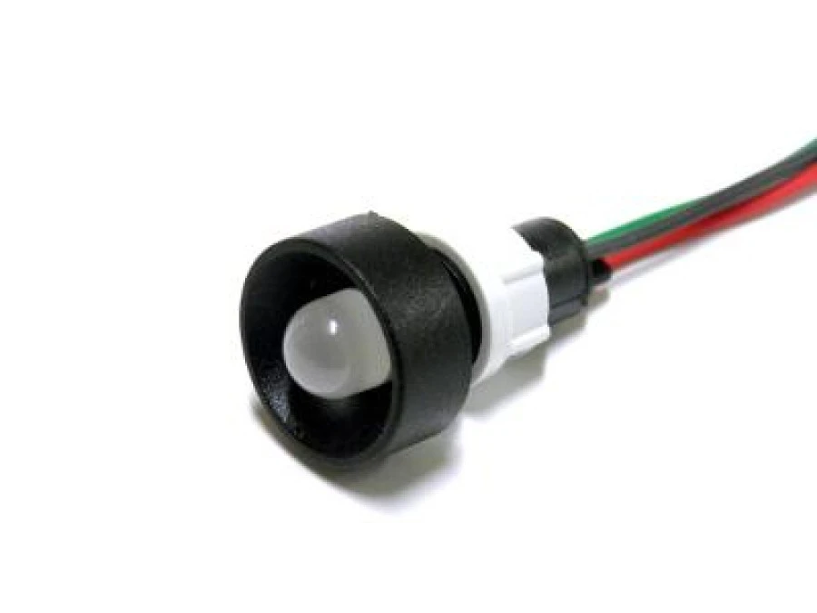 Lampka LED zielono‑czerwona 12‑24V AC/DC (klosz 10mm) - obrazek 1