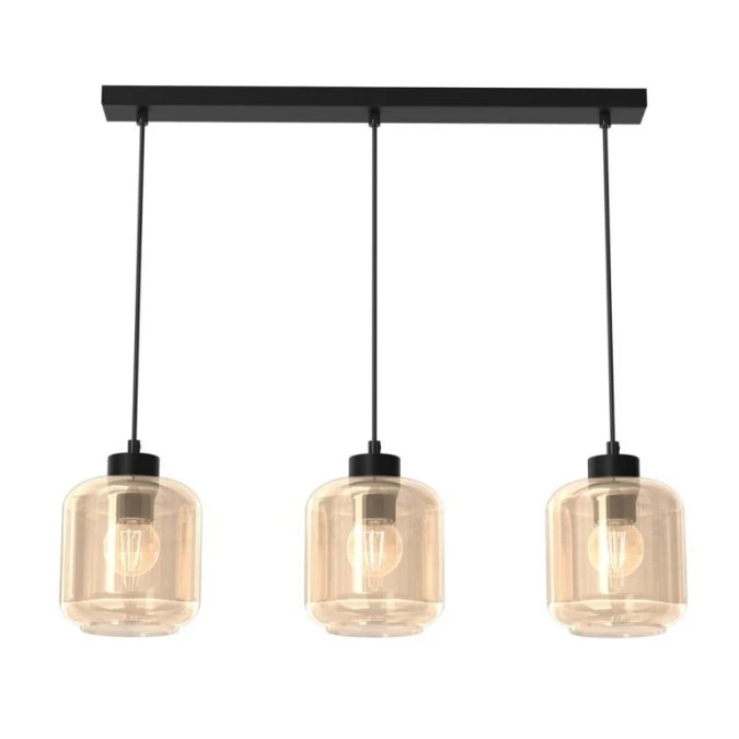 Lampa wisząca SOMBRA AMBER 3xE27 MLP8371 Milagro - obrazek 1