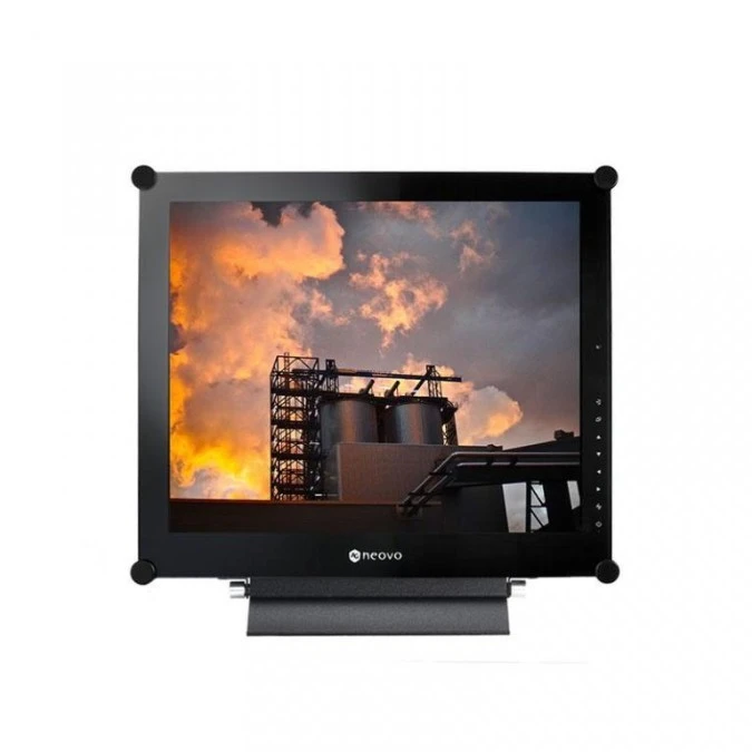 Monitor LED 19” w metalowej obudowie, z hartowanym szkłem optycznym, do pracy 24/7 CCTV SX‑19G - obrazek 1