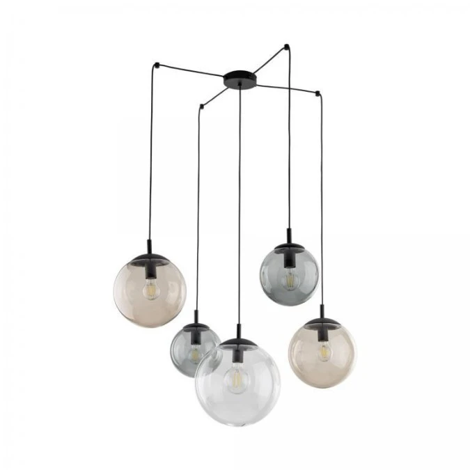 Lampa wisząca z kloszami na długich linkach ESME 5xE27 4796 TK Lighting - obrazek 1