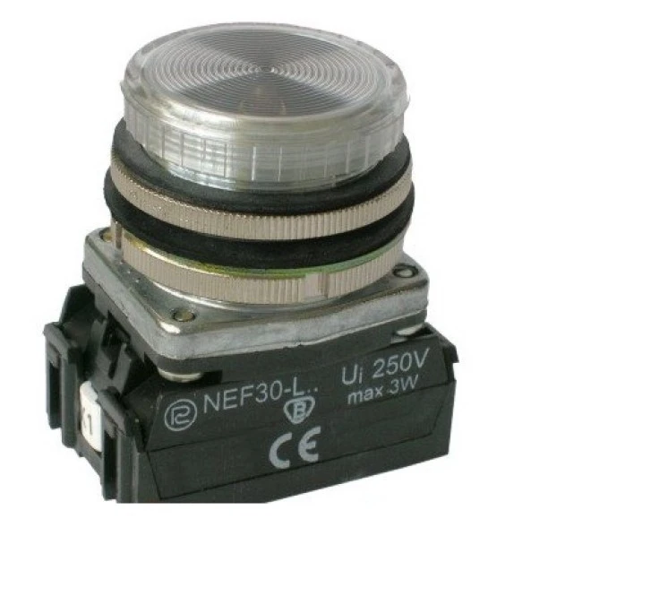 Lampka sygnalizacyjna NEF30, biała W0‑LDU1‑NEF30LDB B - obrazek 3