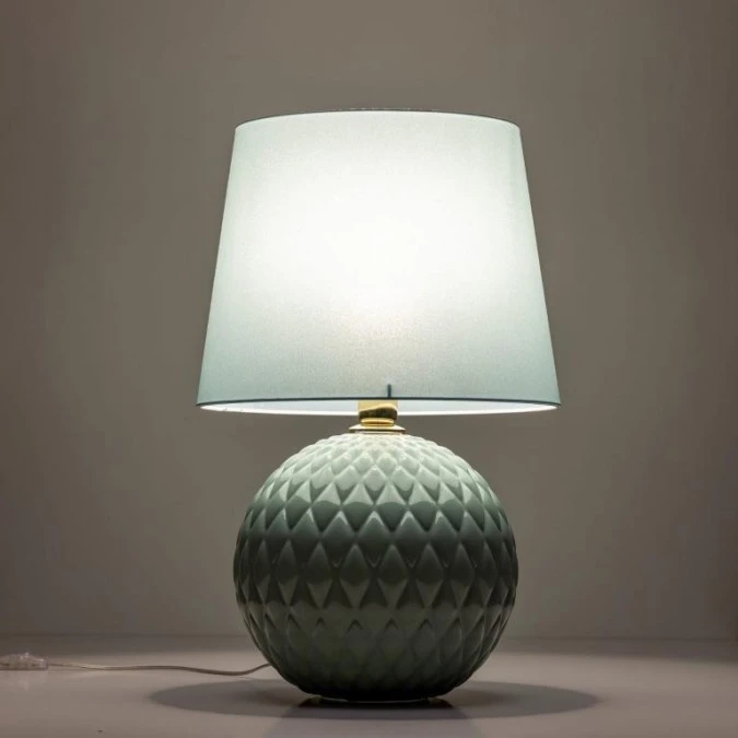Lampka nocna SANTANA kolor Zielony/Złoty 5903 TK Lighting - obrazek 3