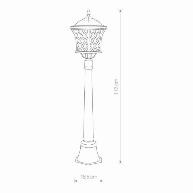 LAMPA ZEWNĘTRZNA STOJĄCA TAY 5294 Nowodvorski - obrazek 2
