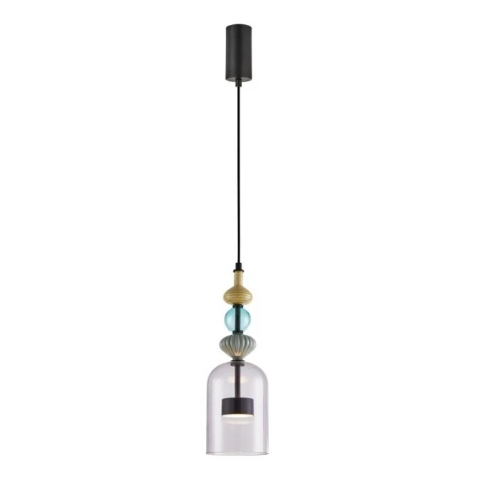 Lampa wisząca ARTE 12W LED śr. 13cm czarna ML0360 Milagro - obrazek 1