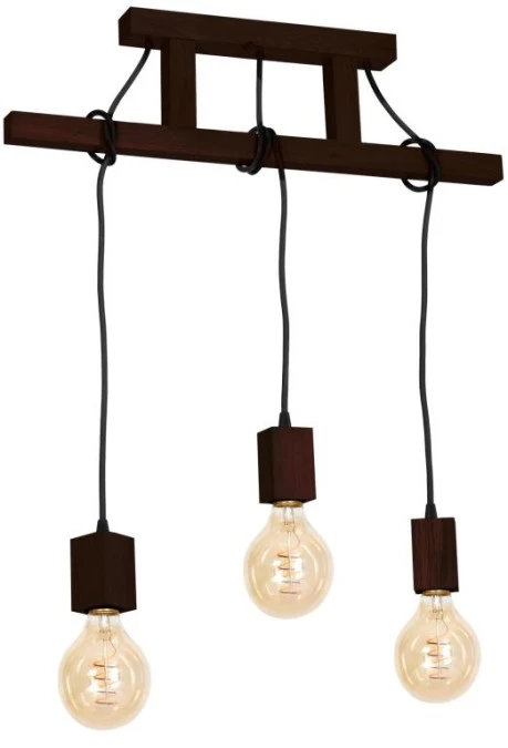 Lampa Wisząca JACK 3xE27 Orzech MLP4360 Milagro - obrazek 1