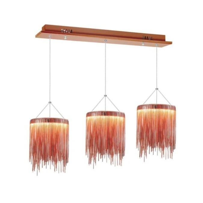 LAMPA WISZĄCA CASCATA COPPER 54W LED ML3799 Milagro - obrazek 1