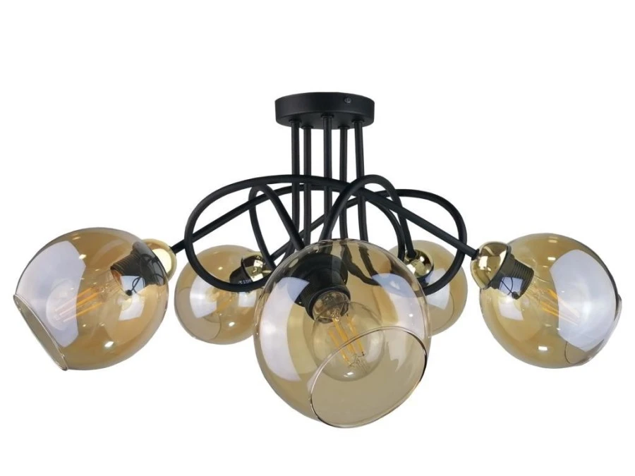 Lampa sufitowa nowoczesna 5xE27 VENUS GOLD - obrazek 1