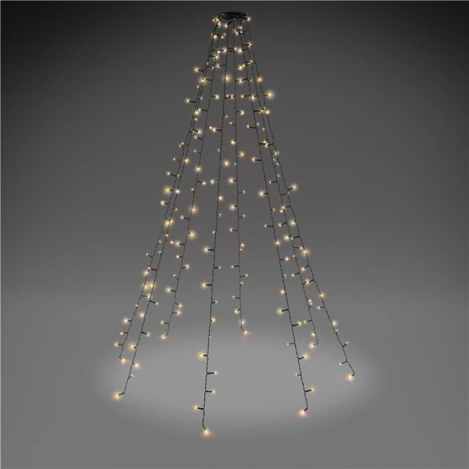 Łańcuch świetlny na choinkę z pierścieniem 200 LED 60385 - obrazek 2