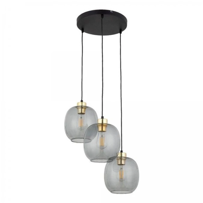 Lampa wisząca z 3 szkalnymi kloszami na E27 OMEGA 4573 TK Lighting - obrazek 1