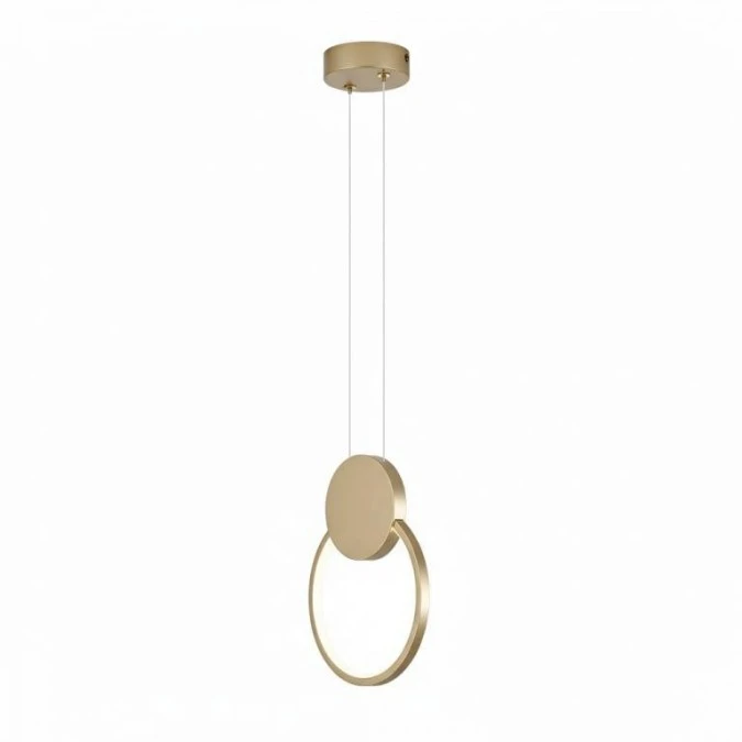 Lampa wisząca LED,lampa sufitowa 11W, 660lm, 4000K, IP20, różowe złoto, FOREVER HOROZ - obrazek 3