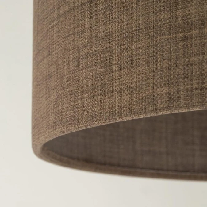 Lampa podłogowa z elegancką, złotą nogą UMBERTO E27 brązowy klosz 16031 TK Lighting - obrazek 3
