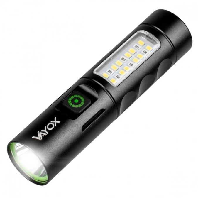 Latarka akumulatorowa 250lm 5W LED + SMD VA0184 VAYOX - obrazek 1