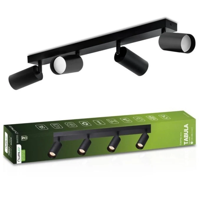 Lampa Sufitowa TUBA SPOT Reflektor Oprawa Halogenowa 4x GU10 TABULA LUMILED - obrazek 2