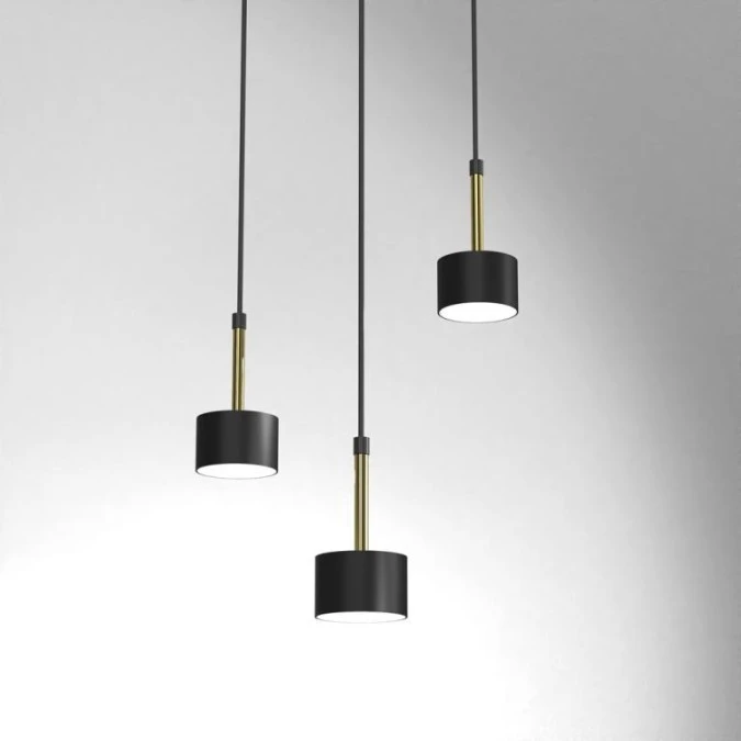 Lampa wisząca ARENA BLACK/GOLD 3xGX53 MLP7762 Milagro - obrazek 2