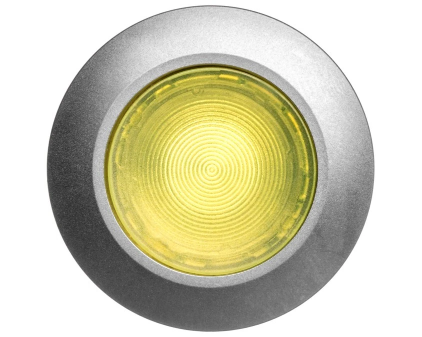 Lampka sygnalizacyjna 30mm żółta płaska metal IP69k SIRIUS ACT 3SU1061‑0JD30‑0AA0 - obrazek 1