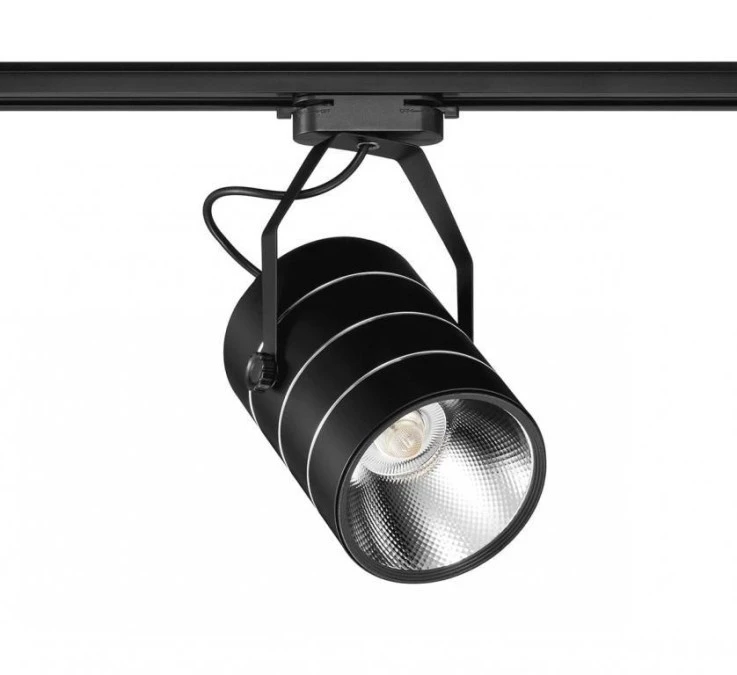 Lampa Szynowa LED 23W 4000K Premium Czarna Jednofazowa - obrazek 1