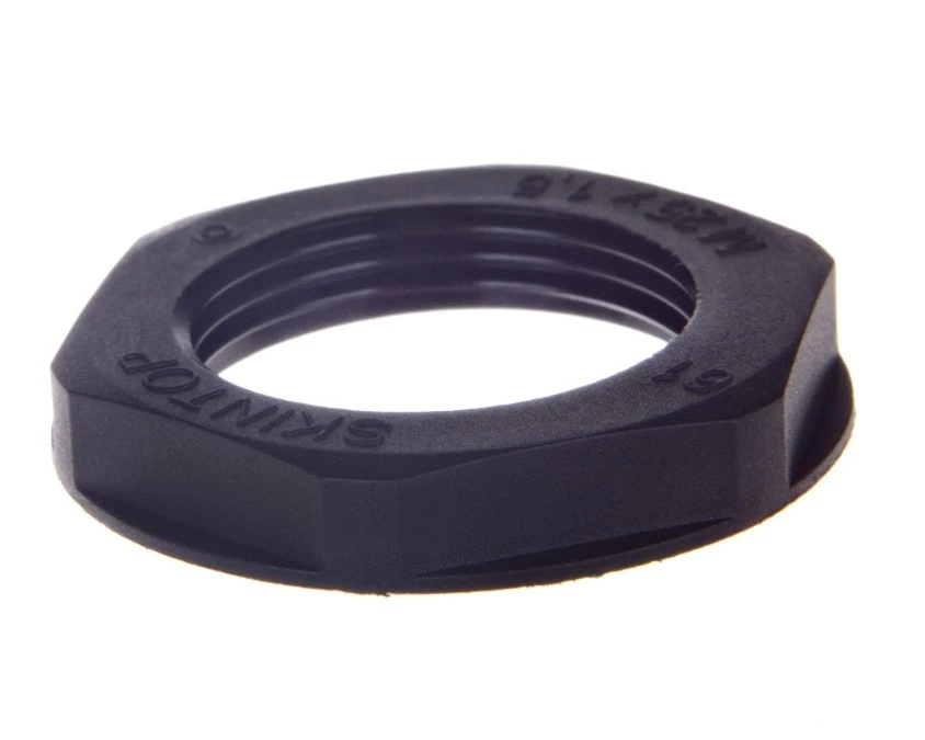 Nakrętka poliamidowa M25 SKINTOP GMP‑GL‑M 25x1,5 czarny 53119130 /100szt./ - obrazek 1