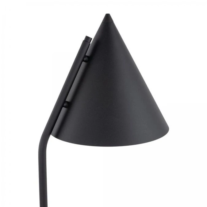 Lampa podłogowa nowoczesna z kloszem‑stożkiem CONO na E27 czarna 16010 TK Lighting - obrazek 3