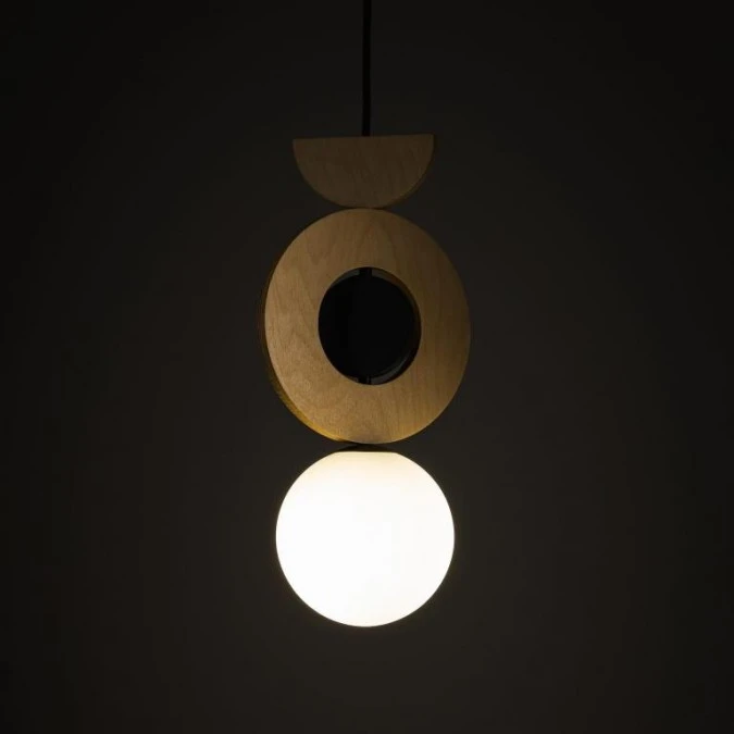 Lampa wisząca DROPS Naturalne drewno 11174 Nowodvorski - obrazek 2