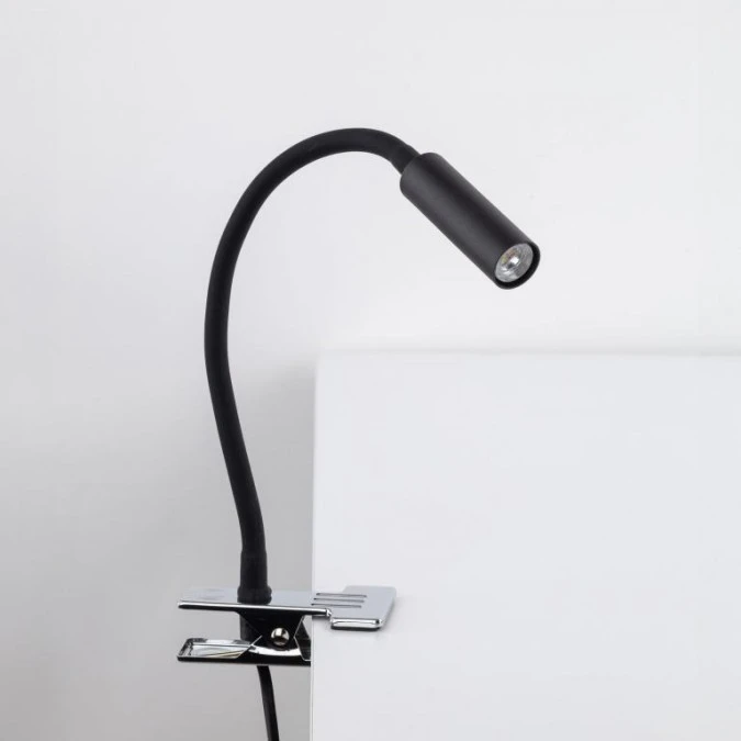 Lampka nocna Lagos czarna do sypialni, elastyczne ramię G9 16012 TK Lighting - obrazek 3