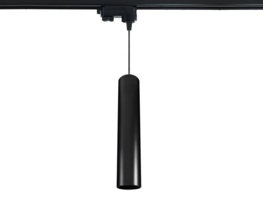Lampa Szynowa Wisząca 30cm na GU10 Czarna Trójfazowa - obrazek 2
