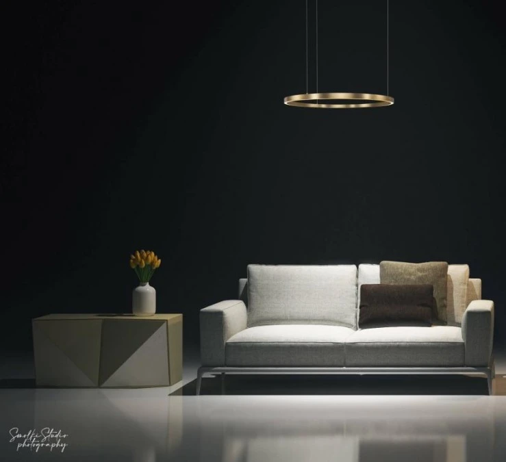 LAMPA WISZĄCA MAŁA ZŁOTA MIDWAY LP‑033/1P S GD LIGHT PRESTIGE - obrazek 3
