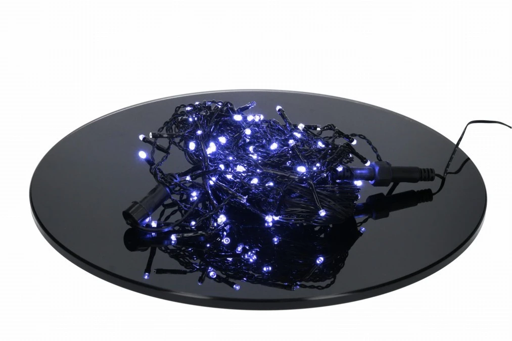 Lampki Bulinex 100led białe zimne 4,80m kurtyna flesz - obrazek 2