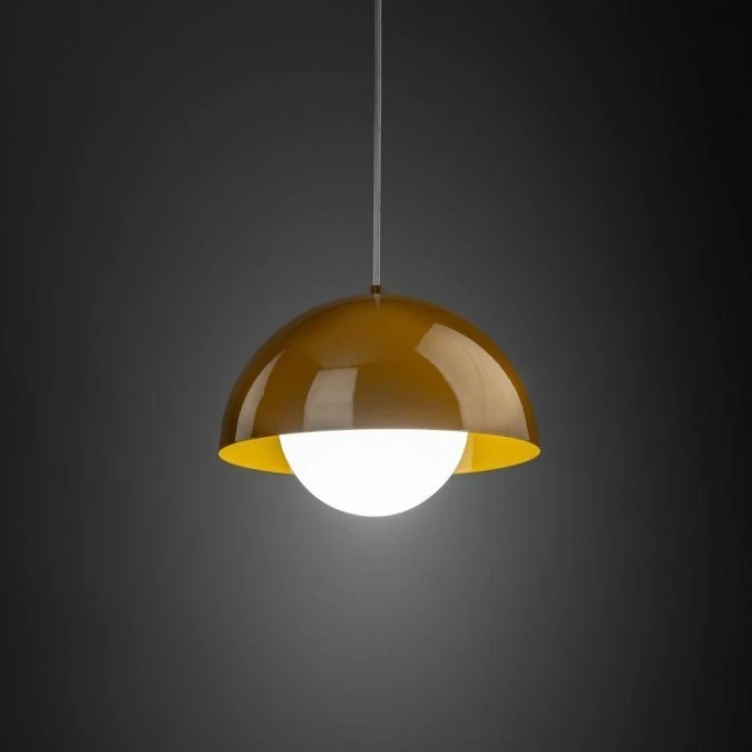 Lampa wisząca w stylu retro kulistym kloszem BONO OCHRA 1 M 10275 TK Lighting - obrazek 2