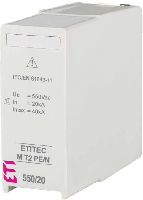 Moduł wymienny ogranicznika przepięć typ T2 (C) MOD.ETITEC M T2 550/20 002440823