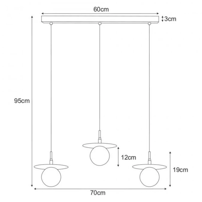 Lampa wisząca K‑5384 z serii FERMI Kaja Lighting - obrazek 3