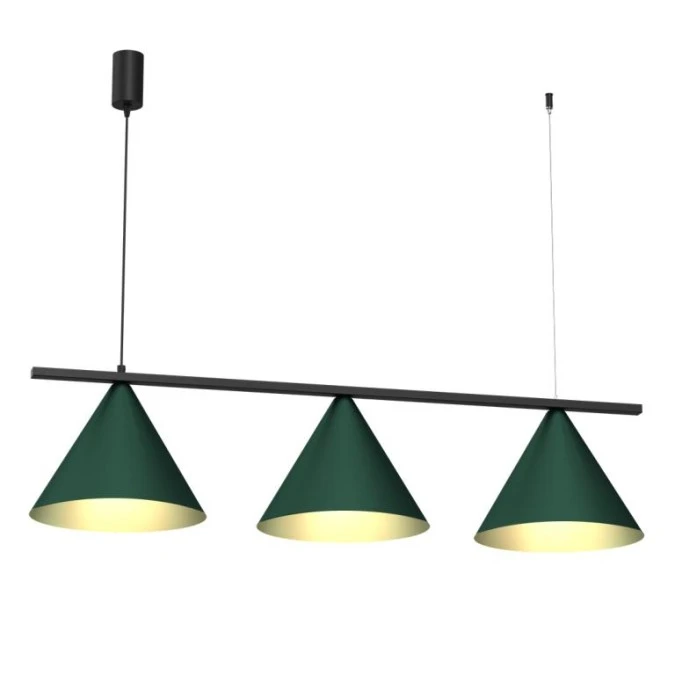 Lampa wisząca CAPITAL BLACK GREEN 3XGX53 MLP1530 Milagro - obrazek 2