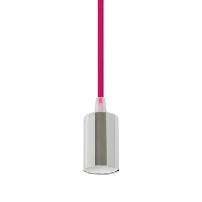 Lampa Wisząca VT‑7338 E27 Max. 60W Różowa 3792 - obrazek 3