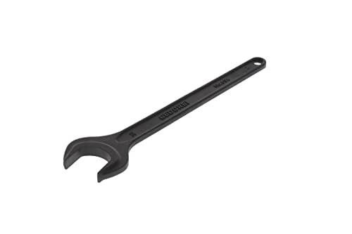 GEDORE Klucz płaski, 38 mm, z otworem do zawieszenia, wysokiej jakości stal wanadowa, wygląd nieoślepiający, fosforanowany manganem, zgodny DIN 894