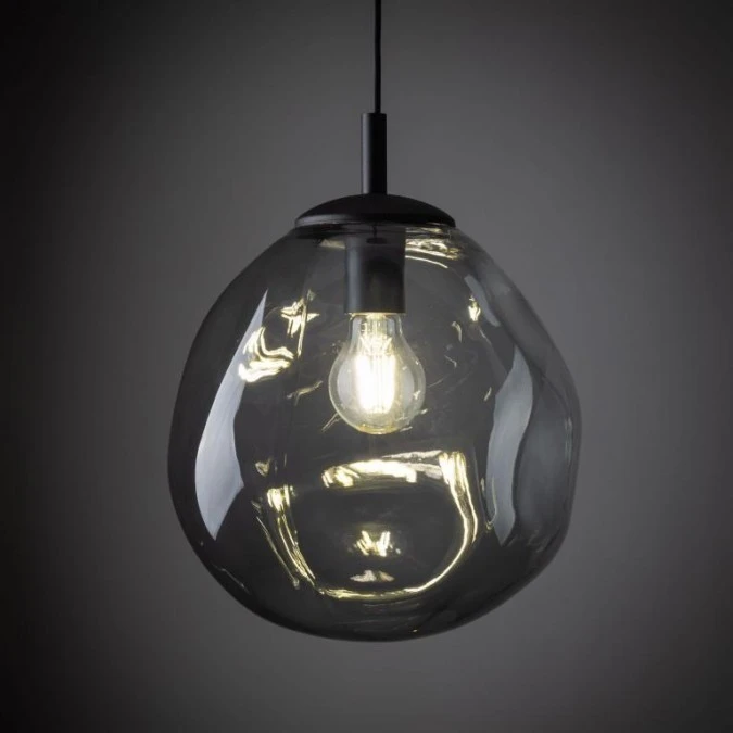 Lampa wisząca ze szklanym, grafitowym kloszem SOL 10084 TK Lighting - obrazek 3