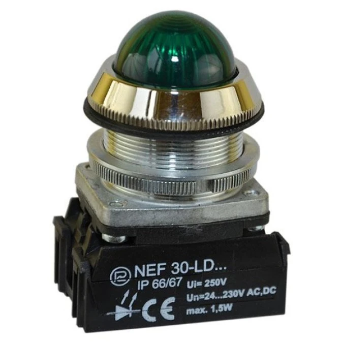Lampka NEF30Le/24V zielona W0‑L‑NEF30LE/24V Z - obrazek 1