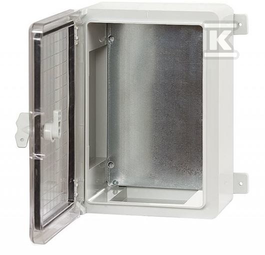 Obudowa 300x400x170 mm IP65 drzwi przeźroczyste F1.0129 - obrazek 2