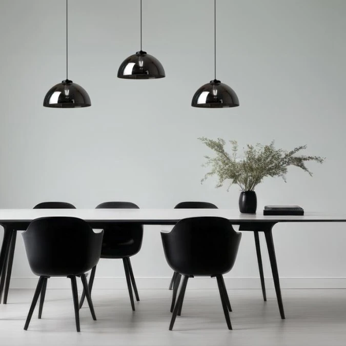 Lampa wisząca GAMMA BLACK 1xE27 MLP1063 Milagro - obrazek 3
