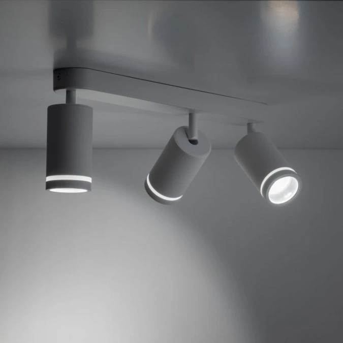 Lampa sufitowa biała 3x reflektorki na listwie JET WHITE 3*GU10 6915 TK Lighting - obrazek 3