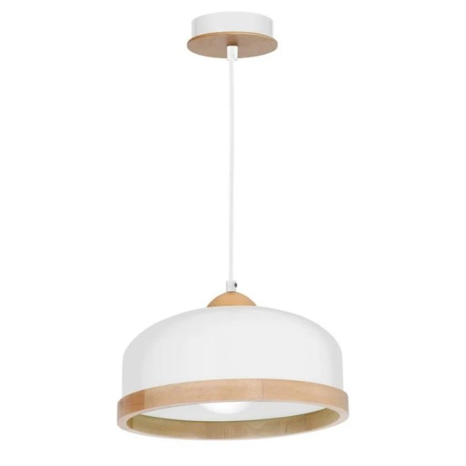 Lampa wisząca STUDIO WHITE 1xE27 MLP8848 Milagro - obrazek 2